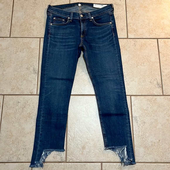 RAG & BONE Capri Jeans Blue Size 29 - Picture 3 of 14